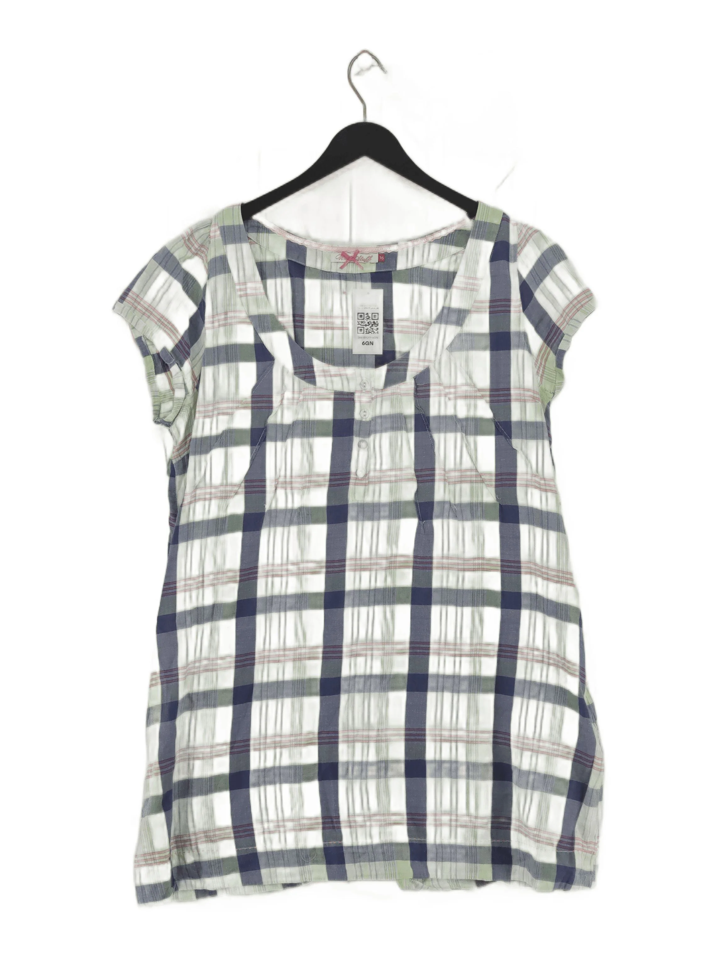 White Stuff Women's Shirt UK 16 Multi 100% Cotton Basic