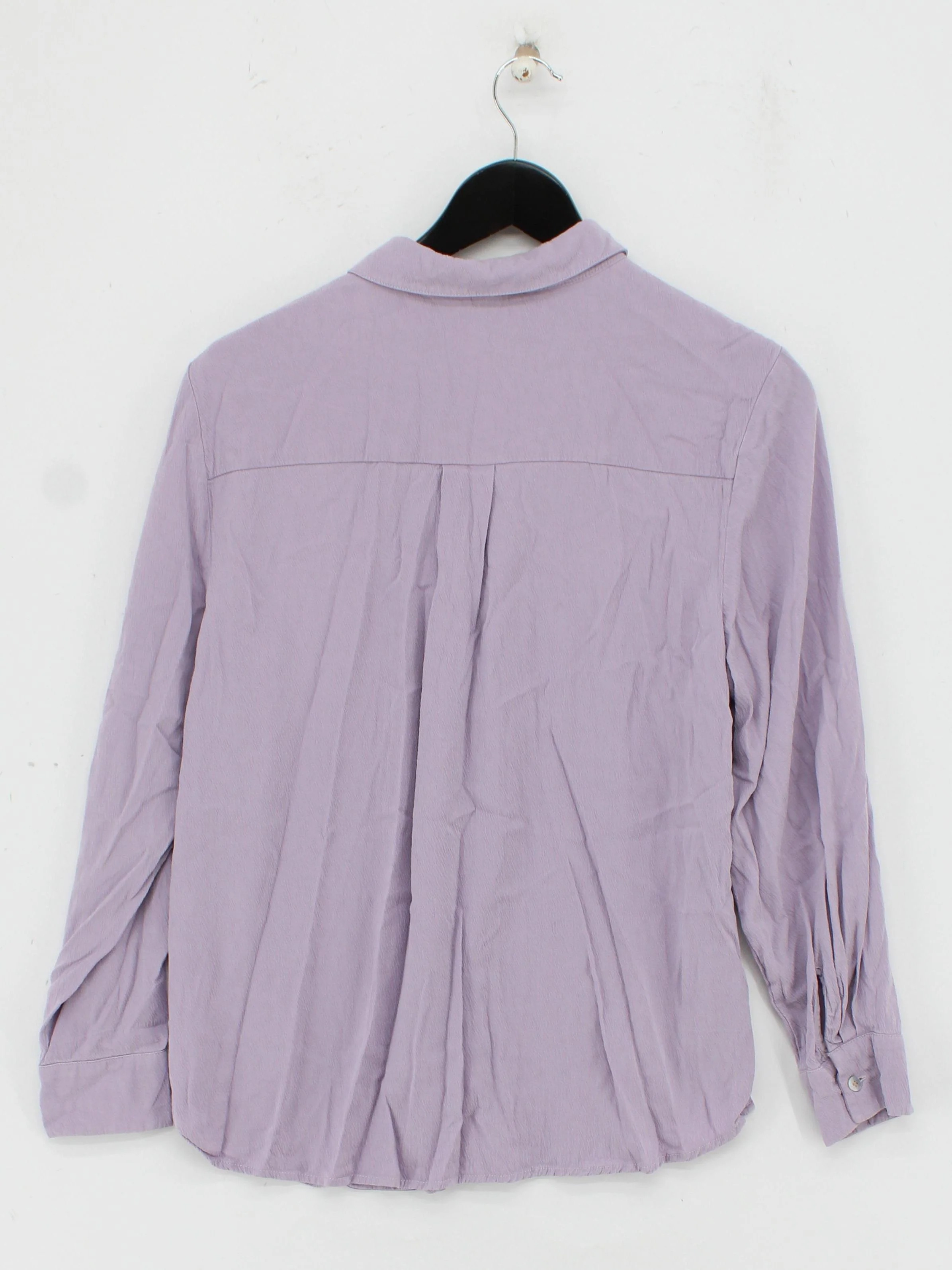White Stuff Women's Shirt UK 16 Purple Lyocell Modal with Viscose Basic - Image 2
