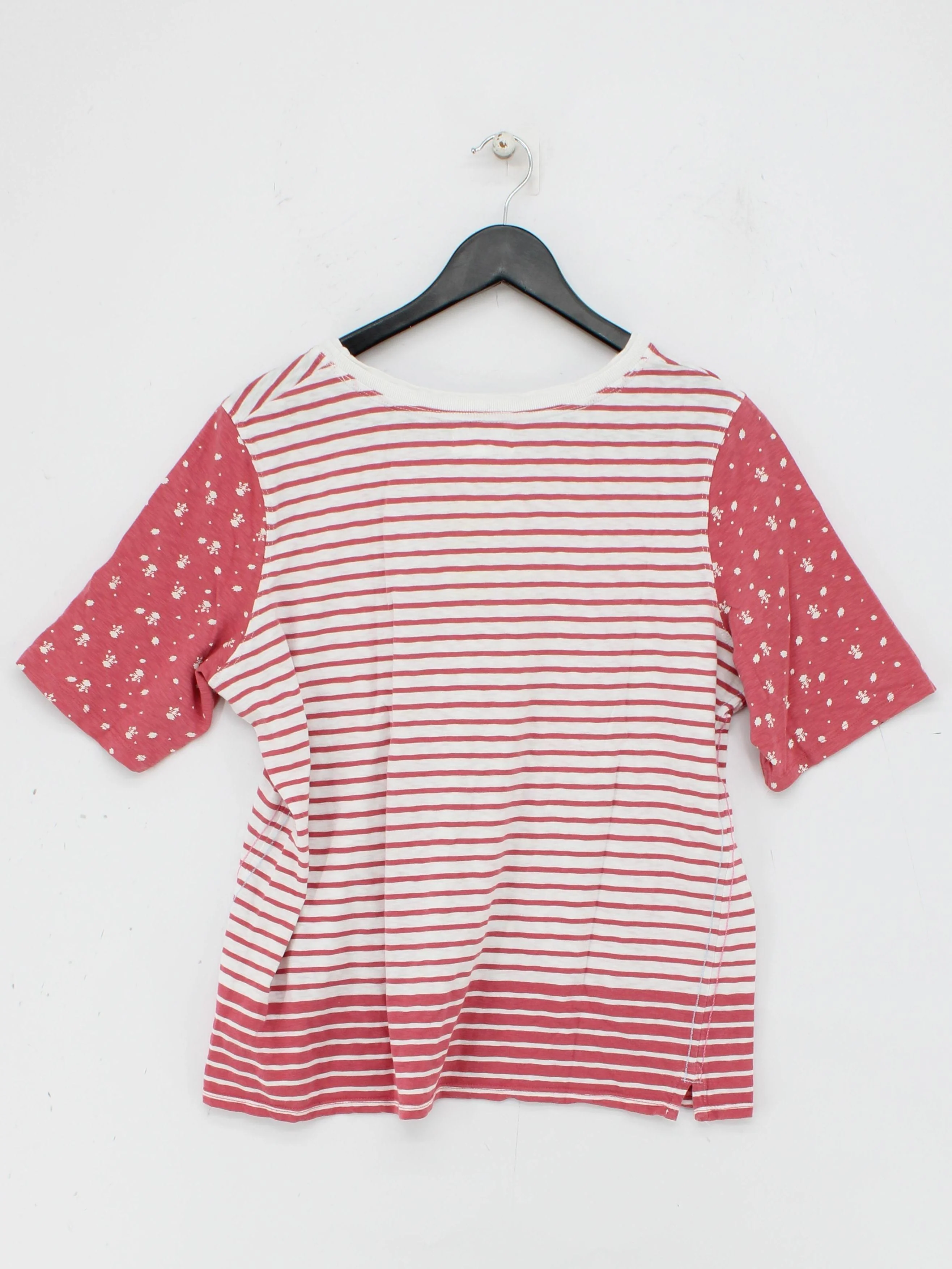 White Stuff Women's T-Shirt UK 14 Red 100% Cotton Basic - Image 2