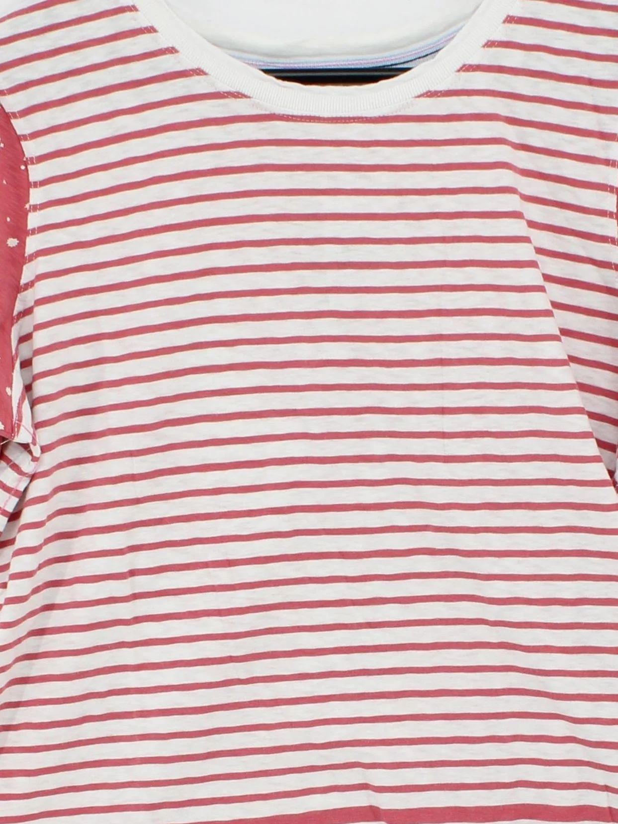 White Stuff Women's T-Shirt UK 14 Red 100% Cotton Basic - Image 3