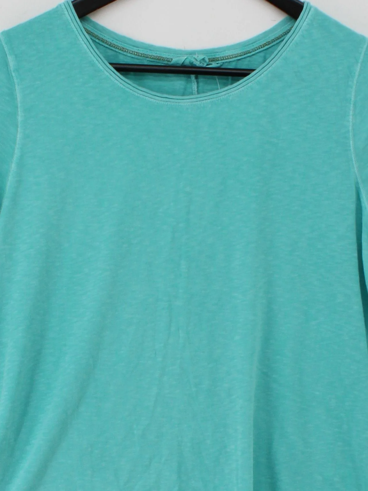 White Stuff Women's T-Shirt UK 16 Green 100% Cotton Basic - Image 3