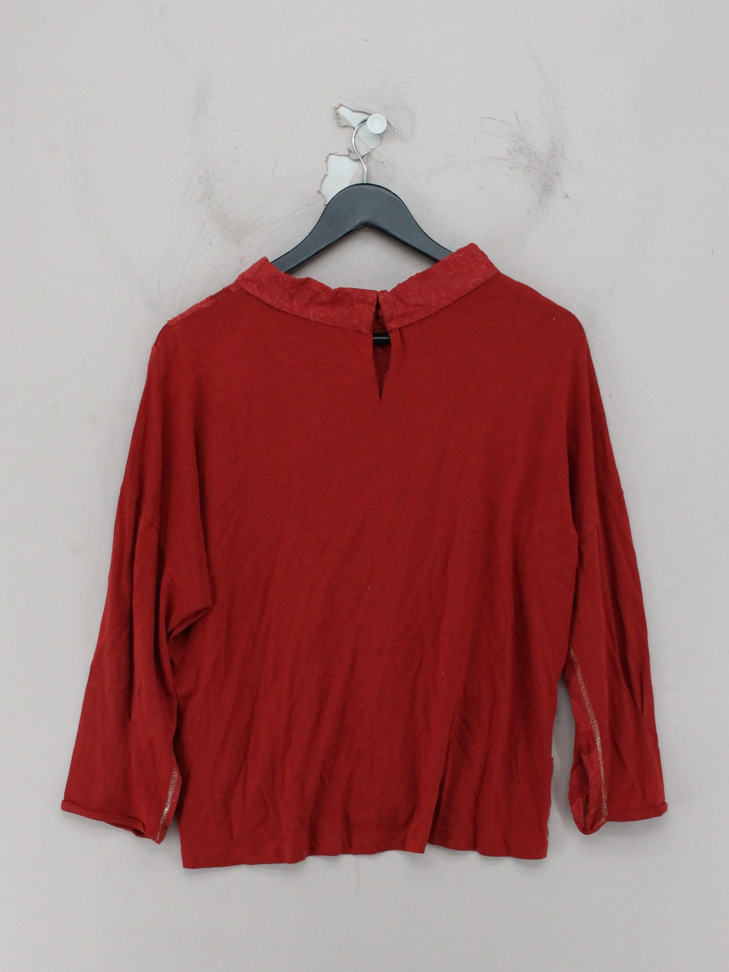 White Stuff Women's Top M Red Cotton with Lyocell Modal Basic - Image 2