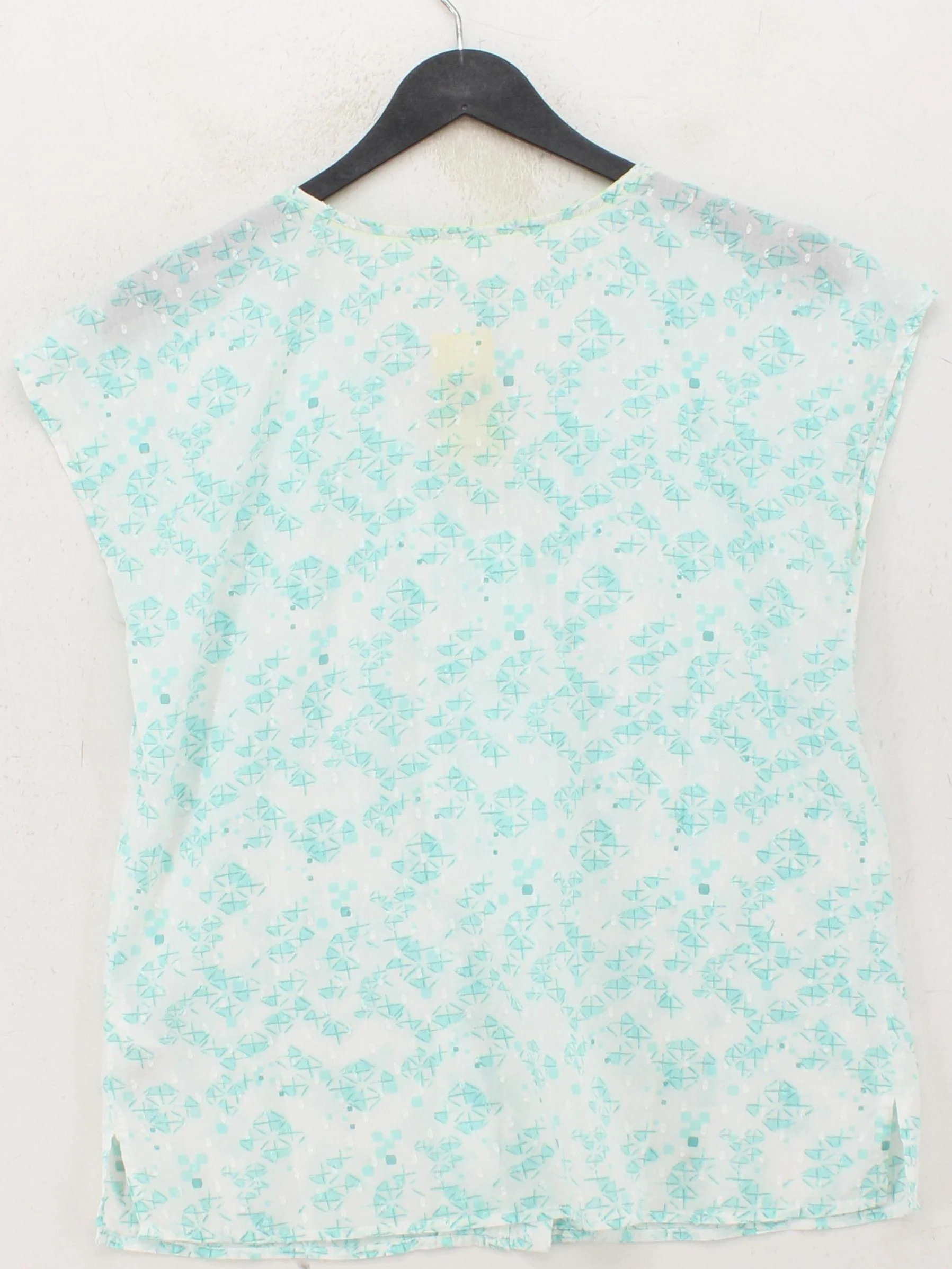 White Stuff Women's Top S White 100% Cotton Basic - Image 2