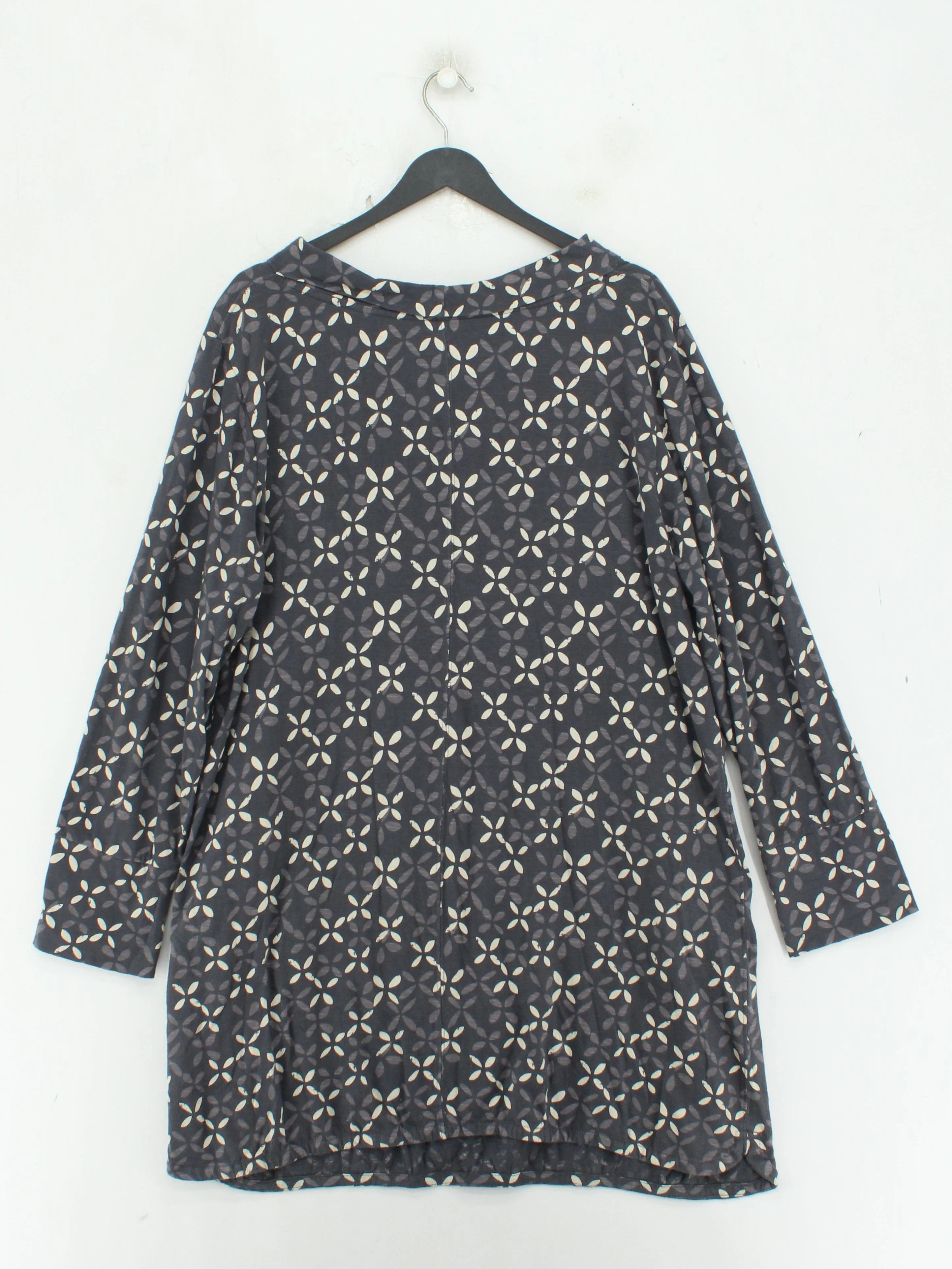 White Stuff Women's Top UK 22 Grey 100% Cotton Tunic - Image 2