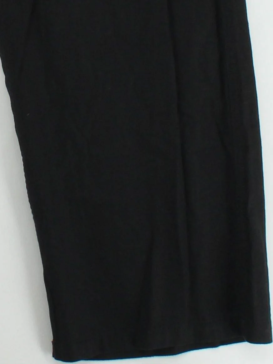 White Stuff Women's Trousers UK 12 Black Linen with Polyamide Wide-Leg Chino - Image 4
