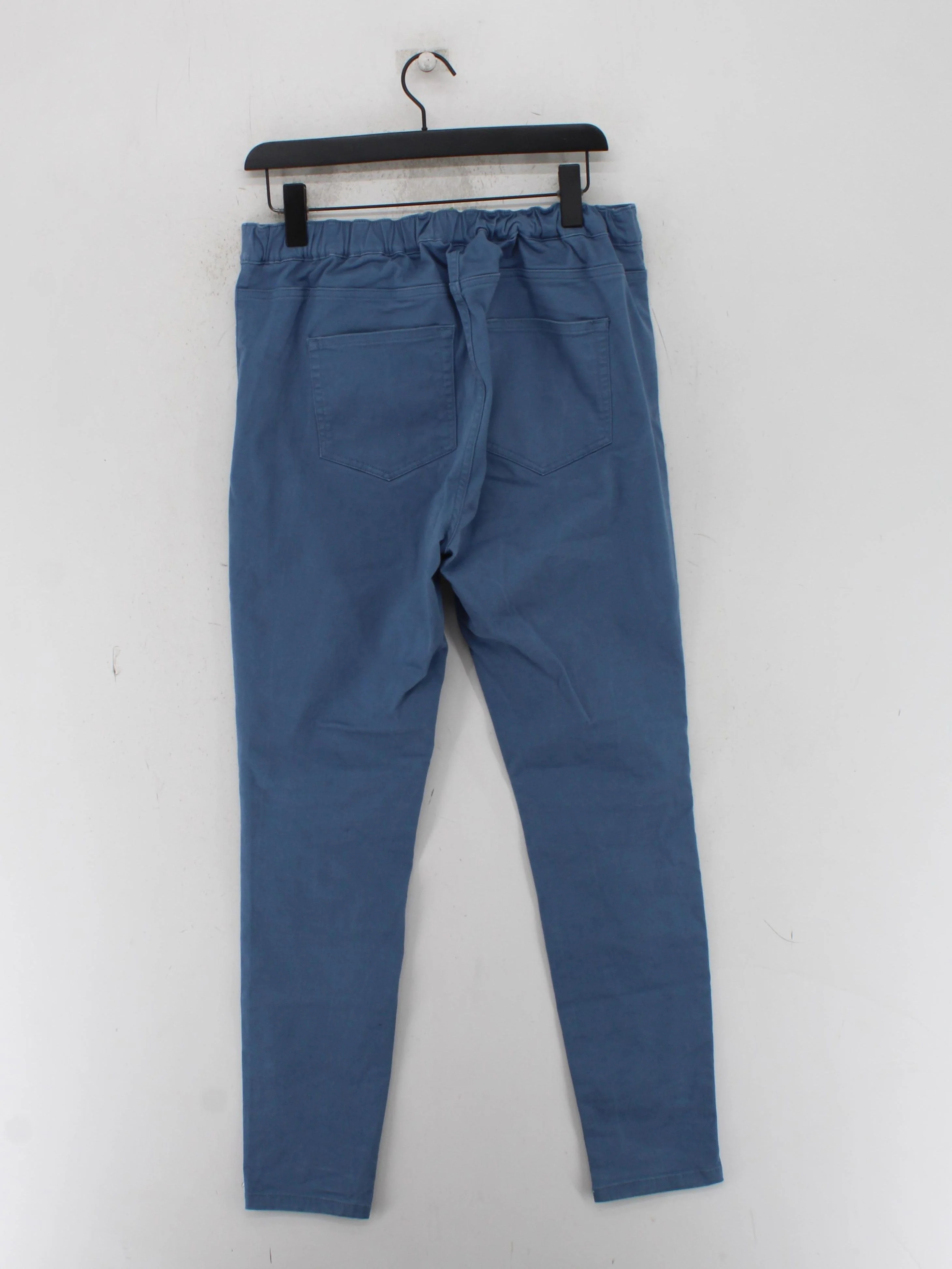 White Stuff Women's Trousers UK 16 Blue Cotton with Elastane Skinny Chino - Image 2
