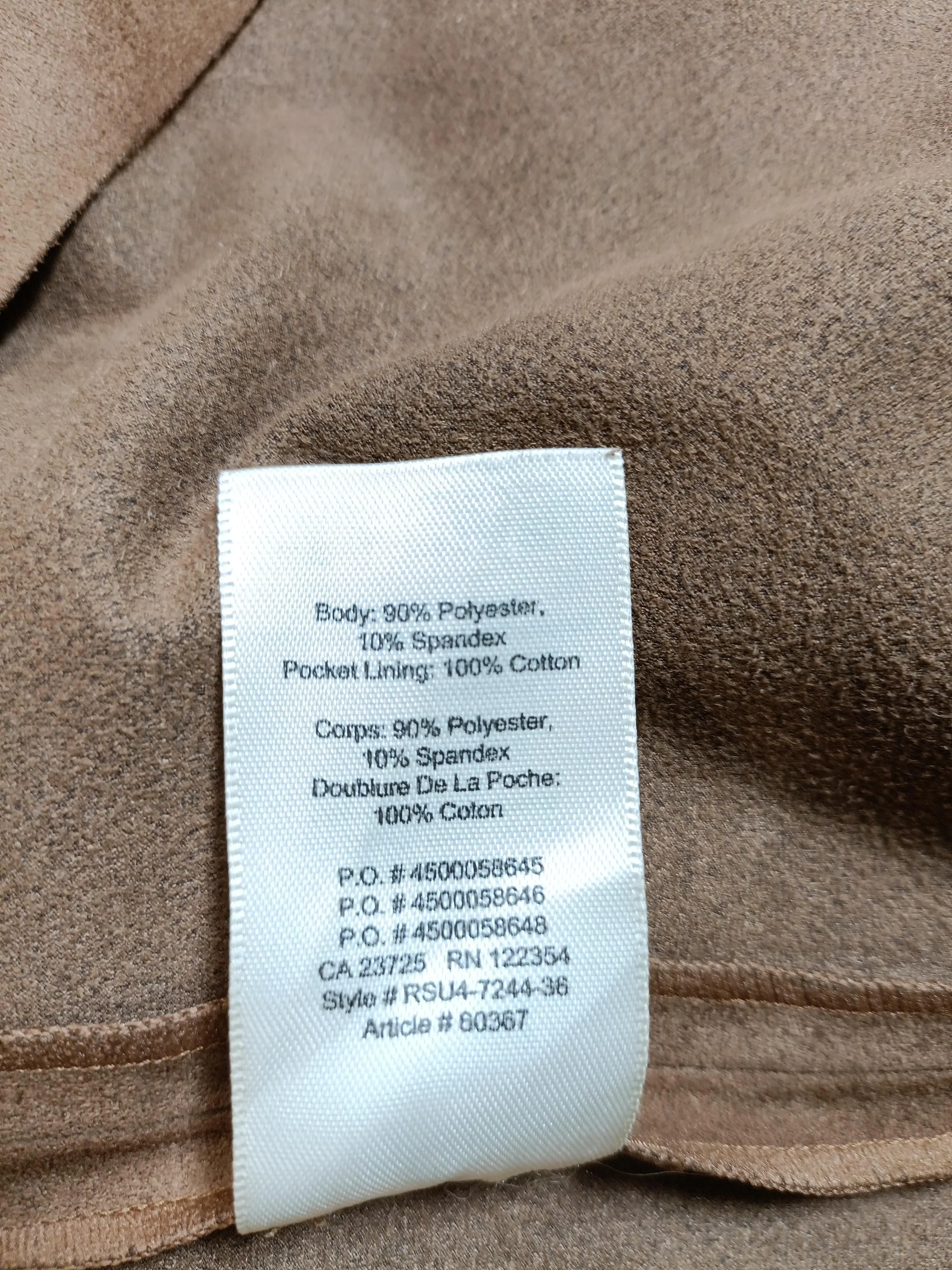Wilfred Women's Midi Skirt UK 8 Brown Polyester with Spandex, Cotton Midi A-Line - Image 6