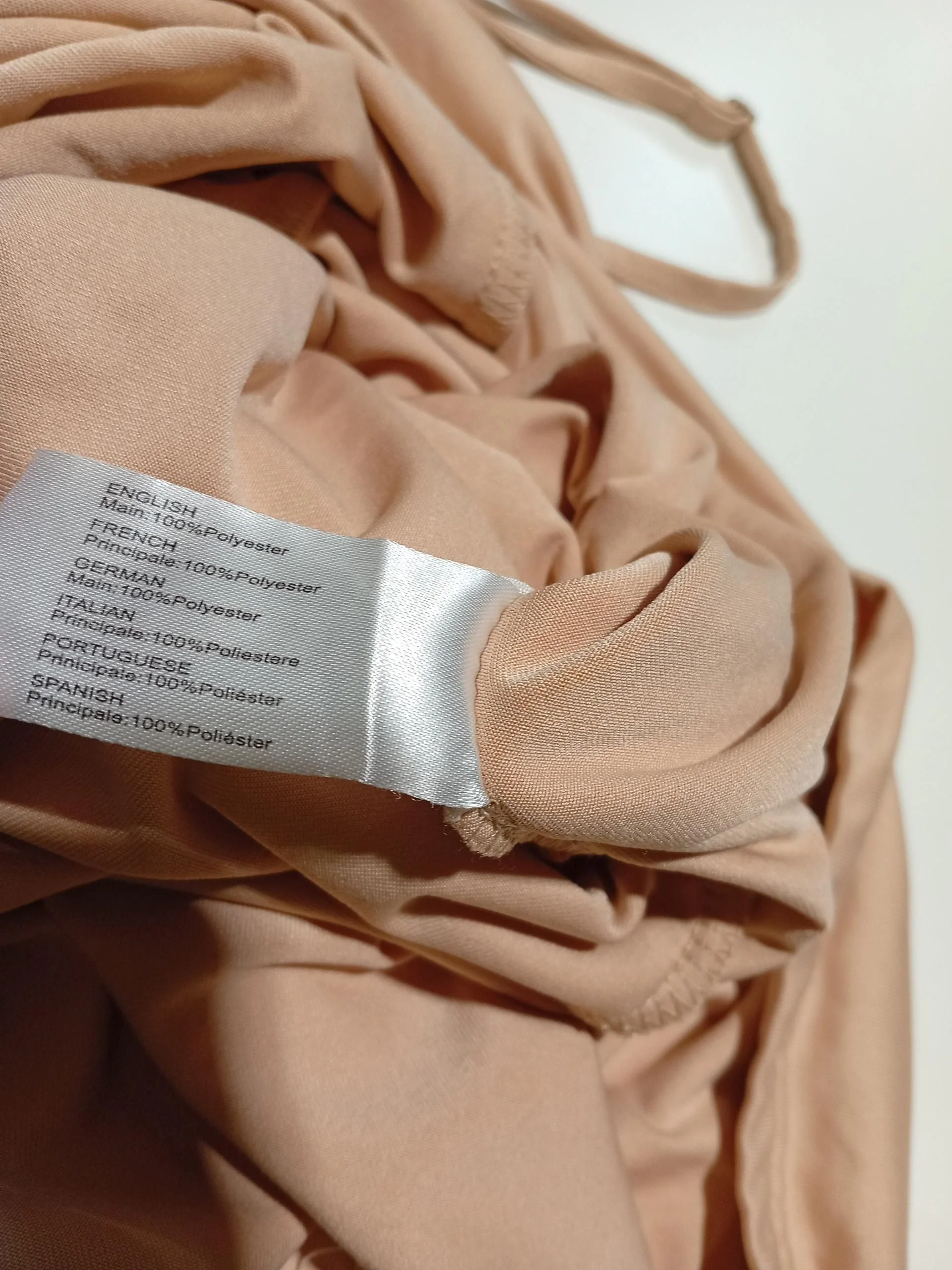 Winona Bodycon Mini Dress UK10 in Tan - Image 7