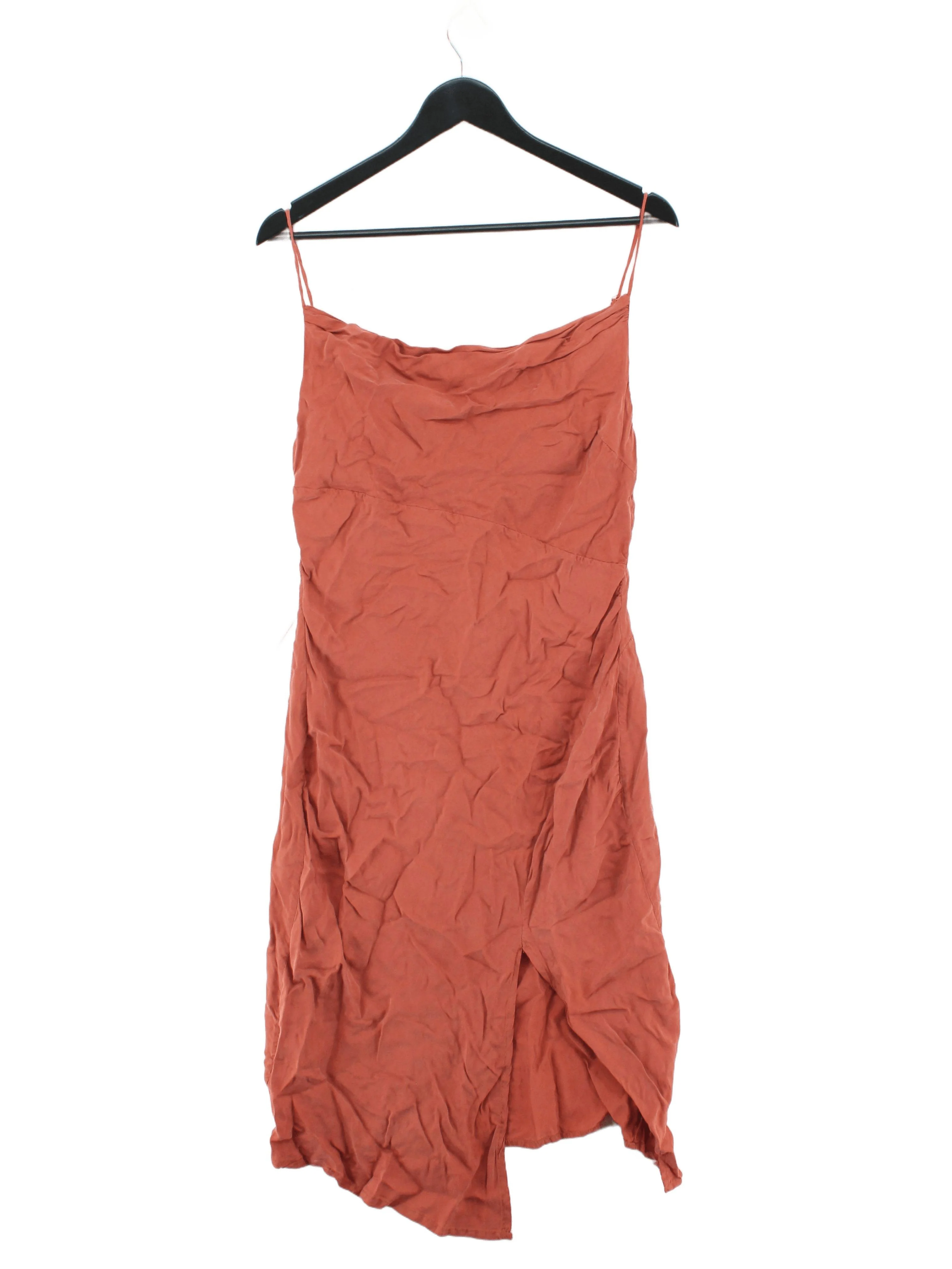 Winona Slip Mini Dress UK12 in Orange