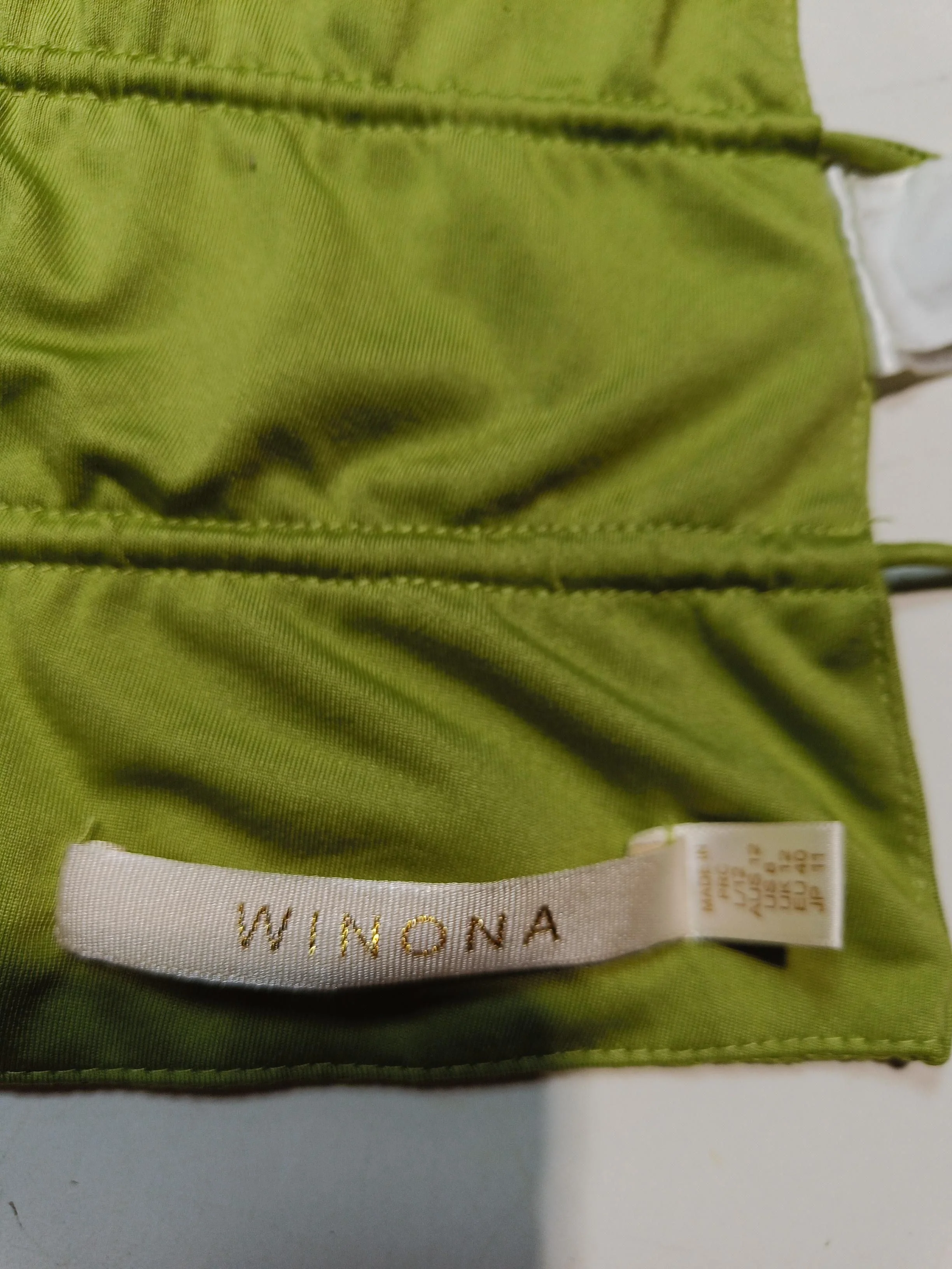 Winona Women's Top UK 12 Green Polyester with Spandex Basic - Image 5