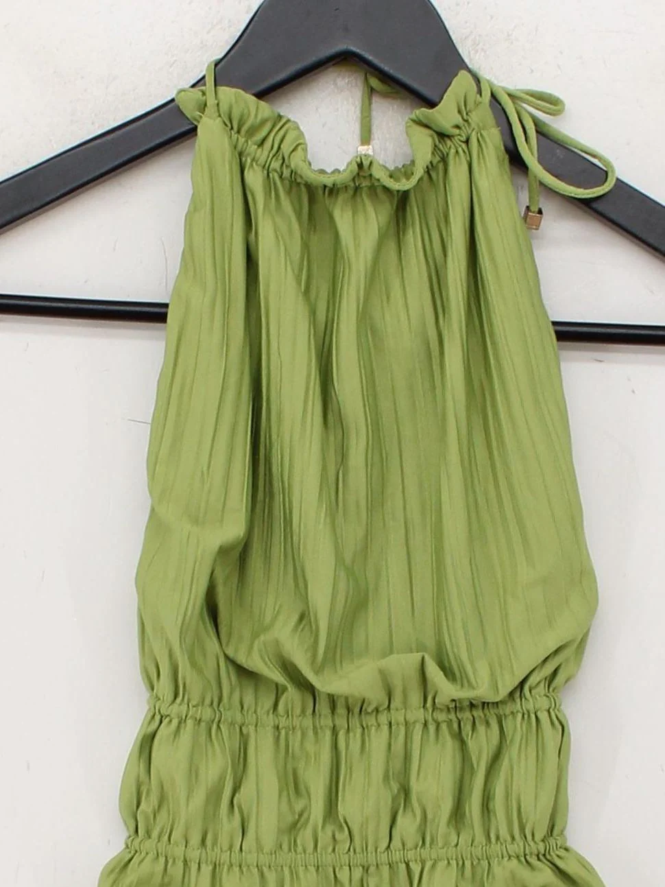Winona Women's Top UK 8 Green 100% Cotton Sleeveless Round Neck Basic - Image 3