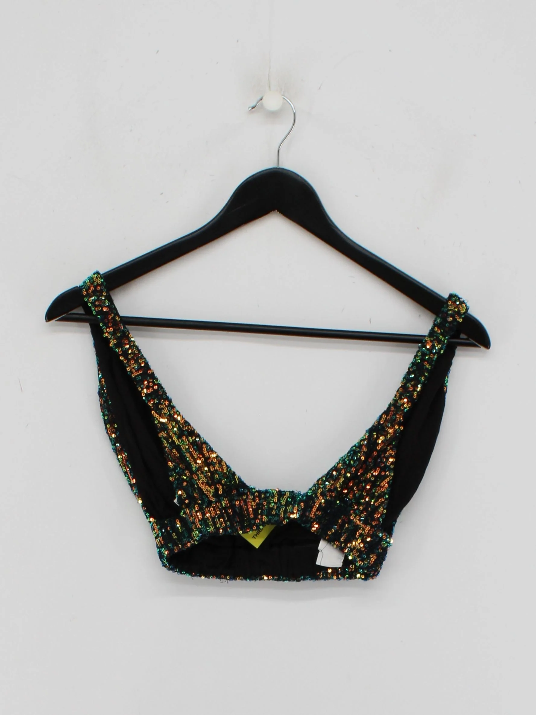 Winona Women's Top XS Multi Polyester with Spandex Sleeveless V-Neck Cropped - Image 2