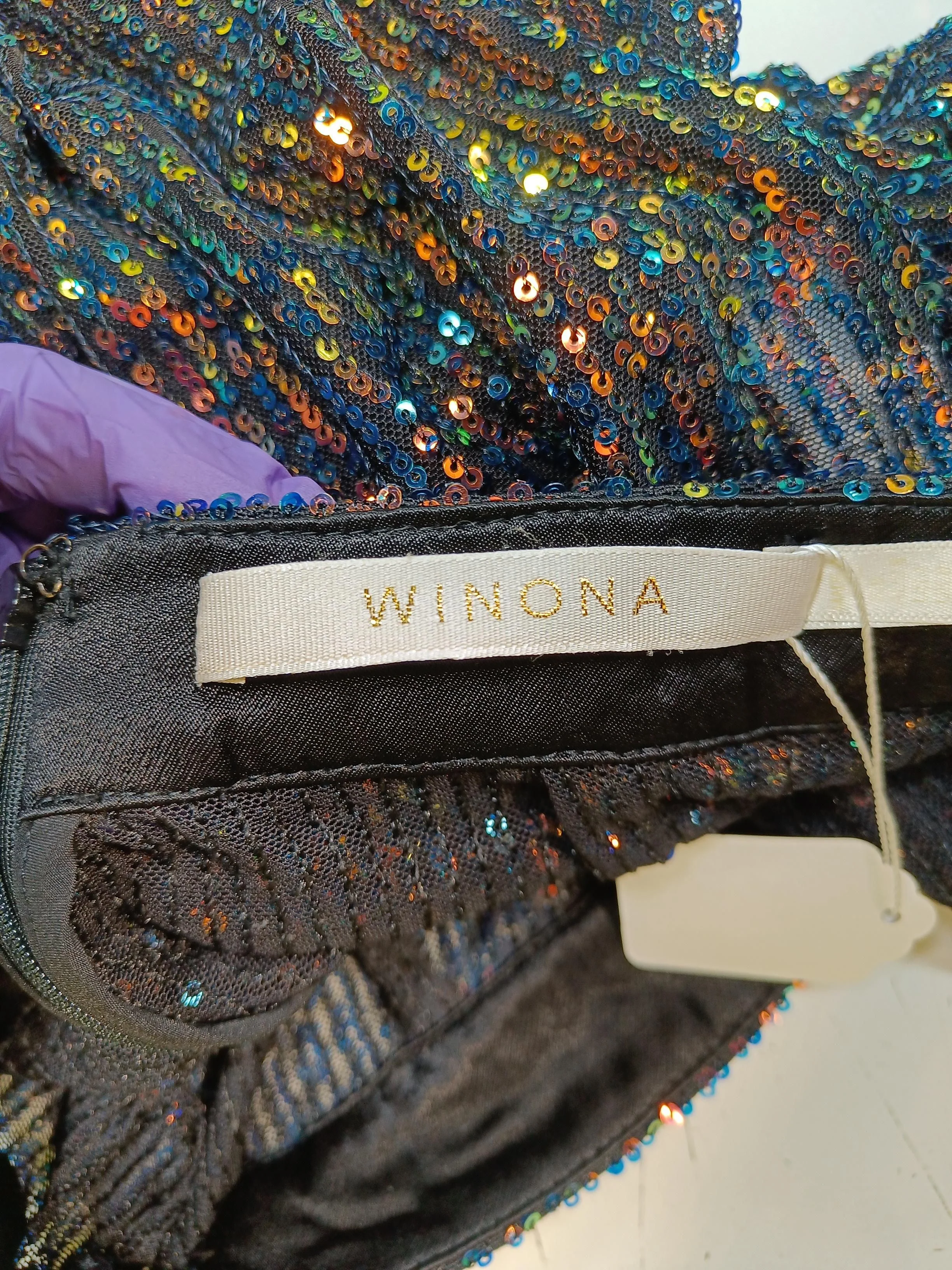 Winona Women's Trousers UK 8 Multi Polyester with Viscose, Rayon Sweatpants - Image 6