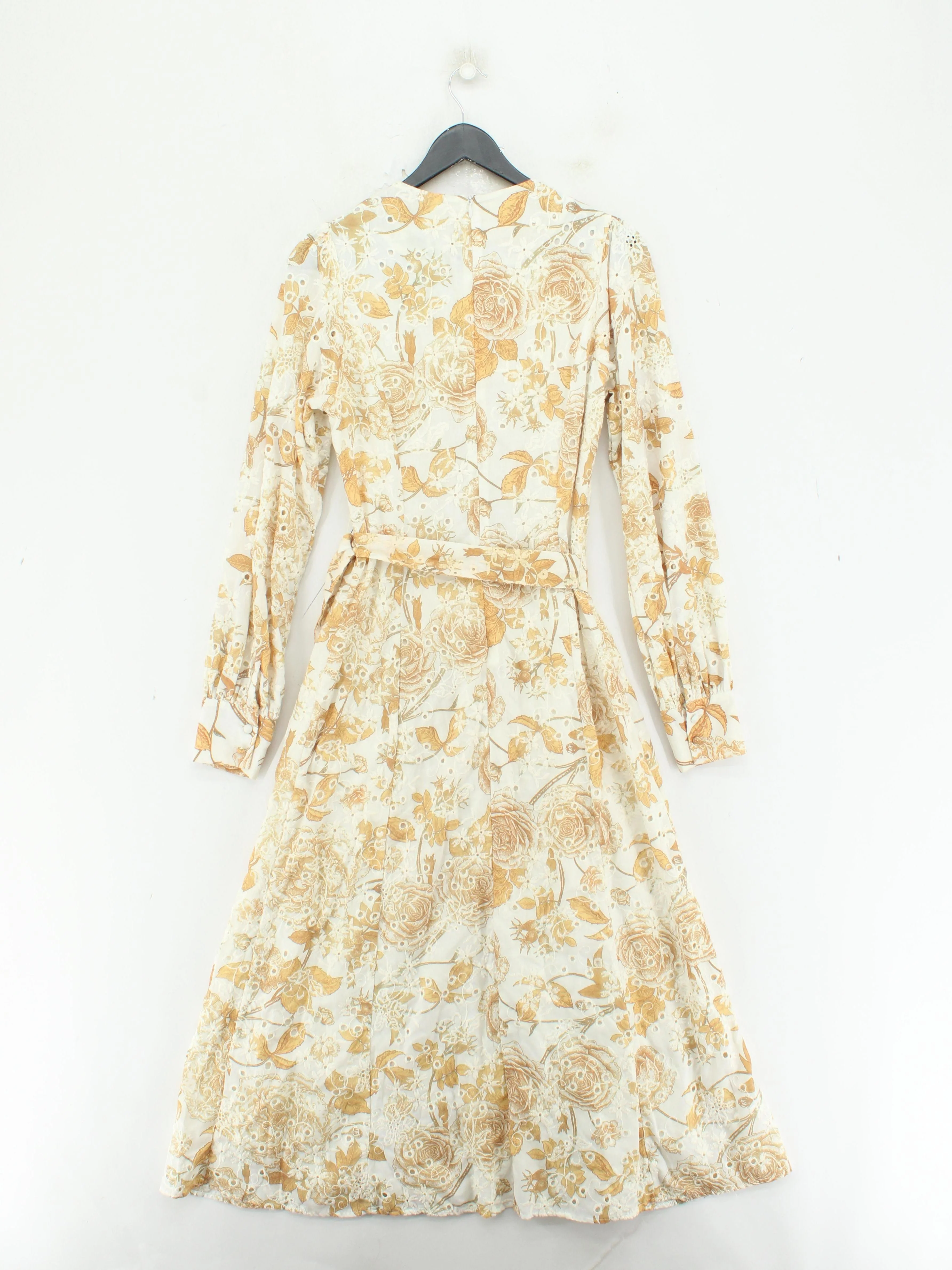 Winona Wrap Midi Dress UK10 in Cream - Image 2
