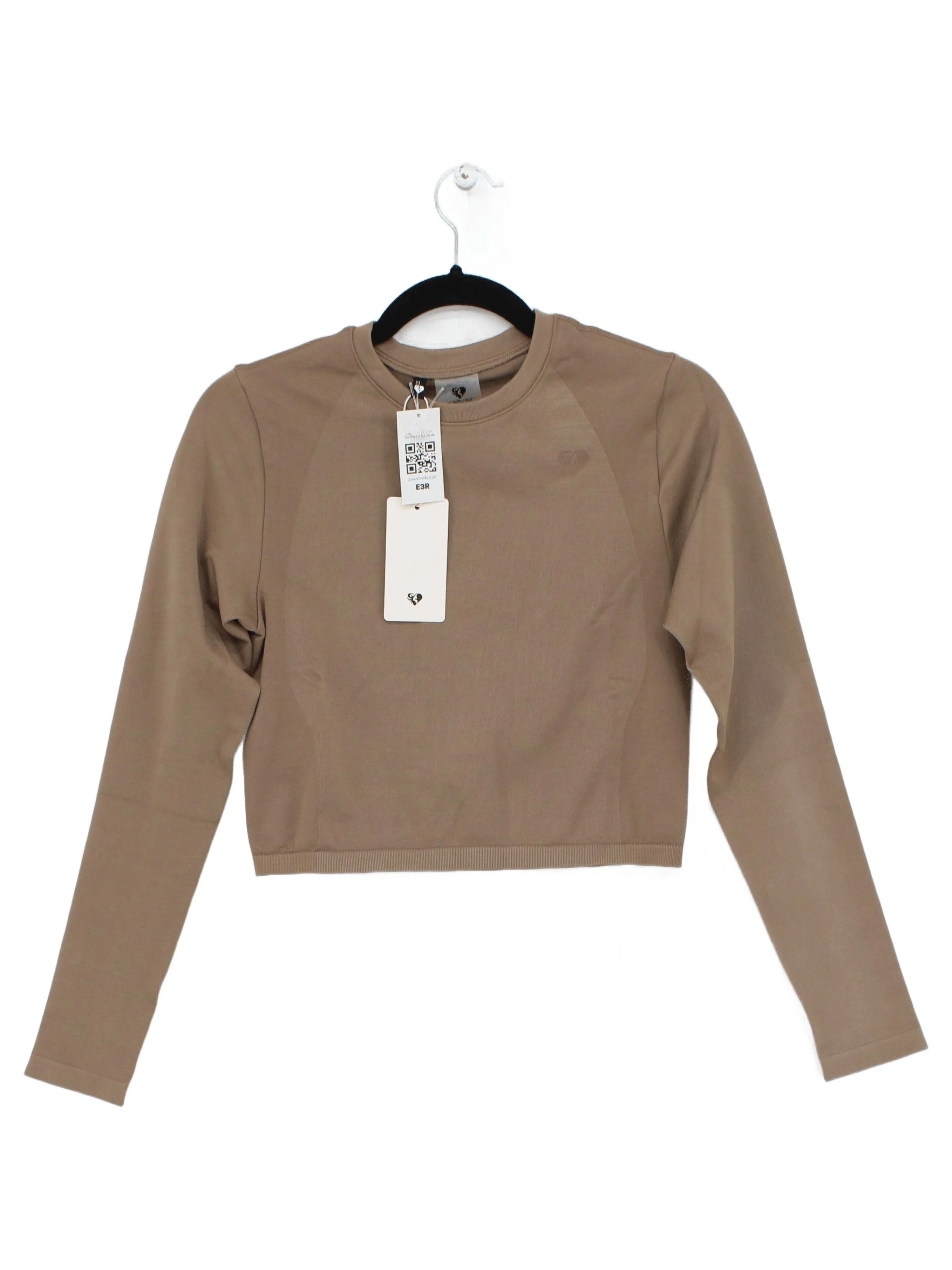 Women's Best Women's T-Shirt L Brown Nylon with Polyester, Elastane Basic