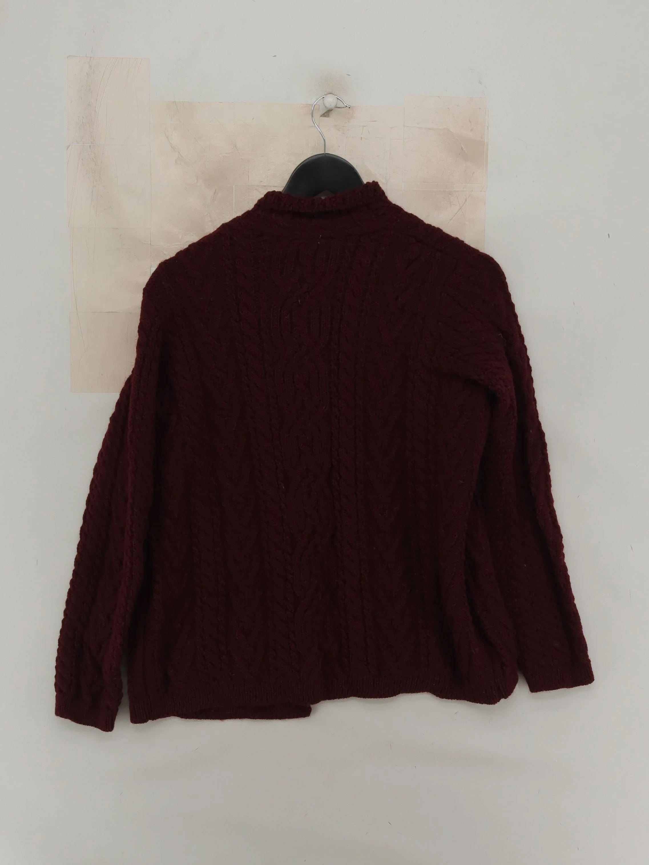 Woolovers Women's Cardigan XS Red 100% Wool V-Neck Cardigan - Image 2