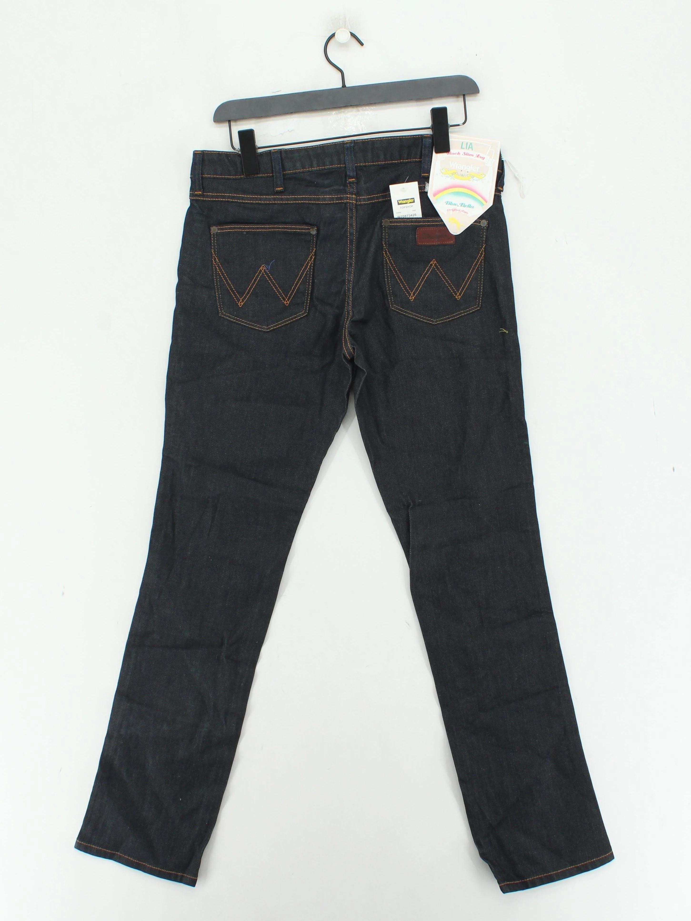 Wrangler Men's Jeans W 32 in Blue Cotton with Elastane Straight - Image 2