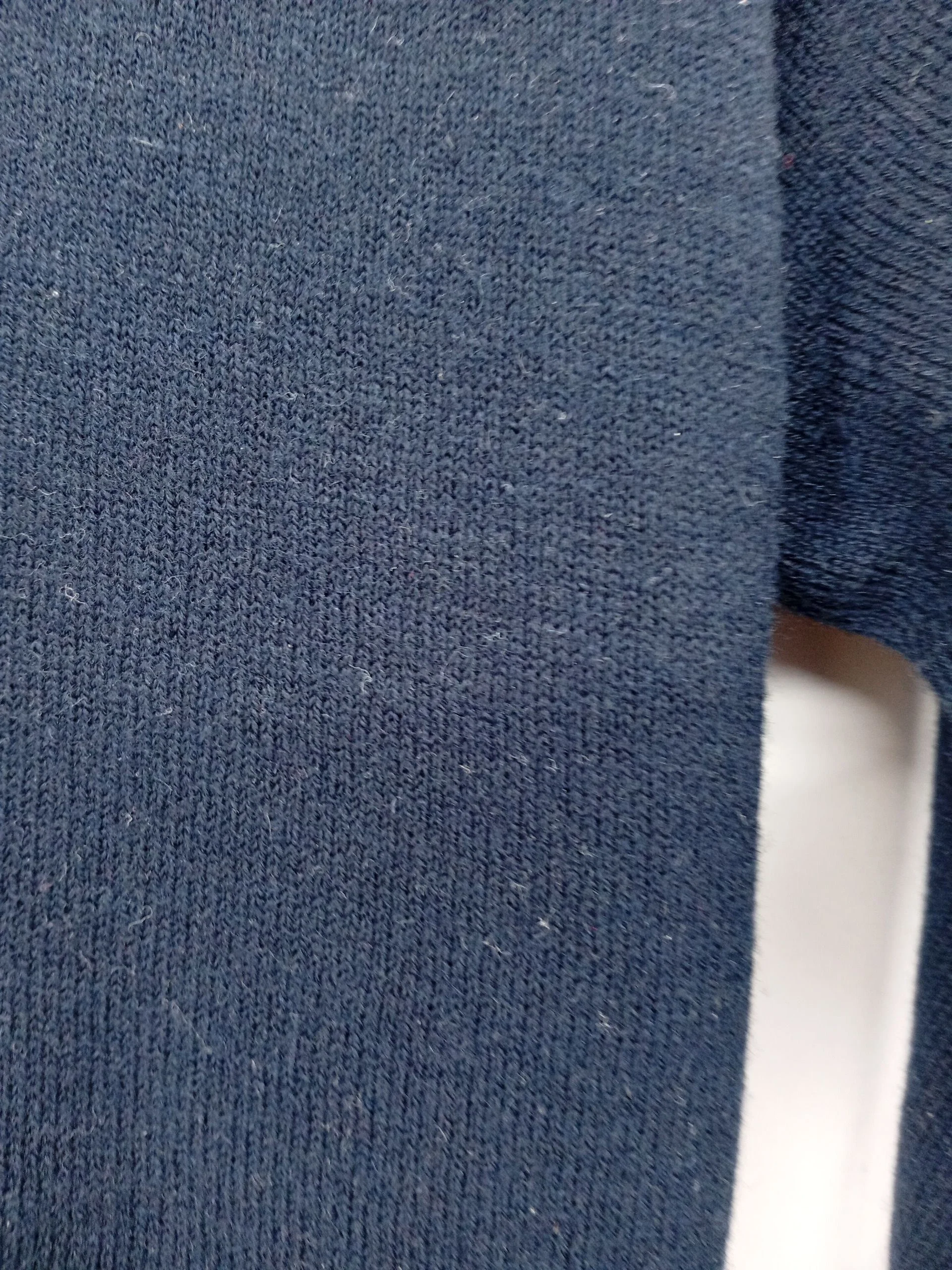 Wyse London Women's Cardigan XL Blue 100% Wool V-Neck Cardigan - Image 5