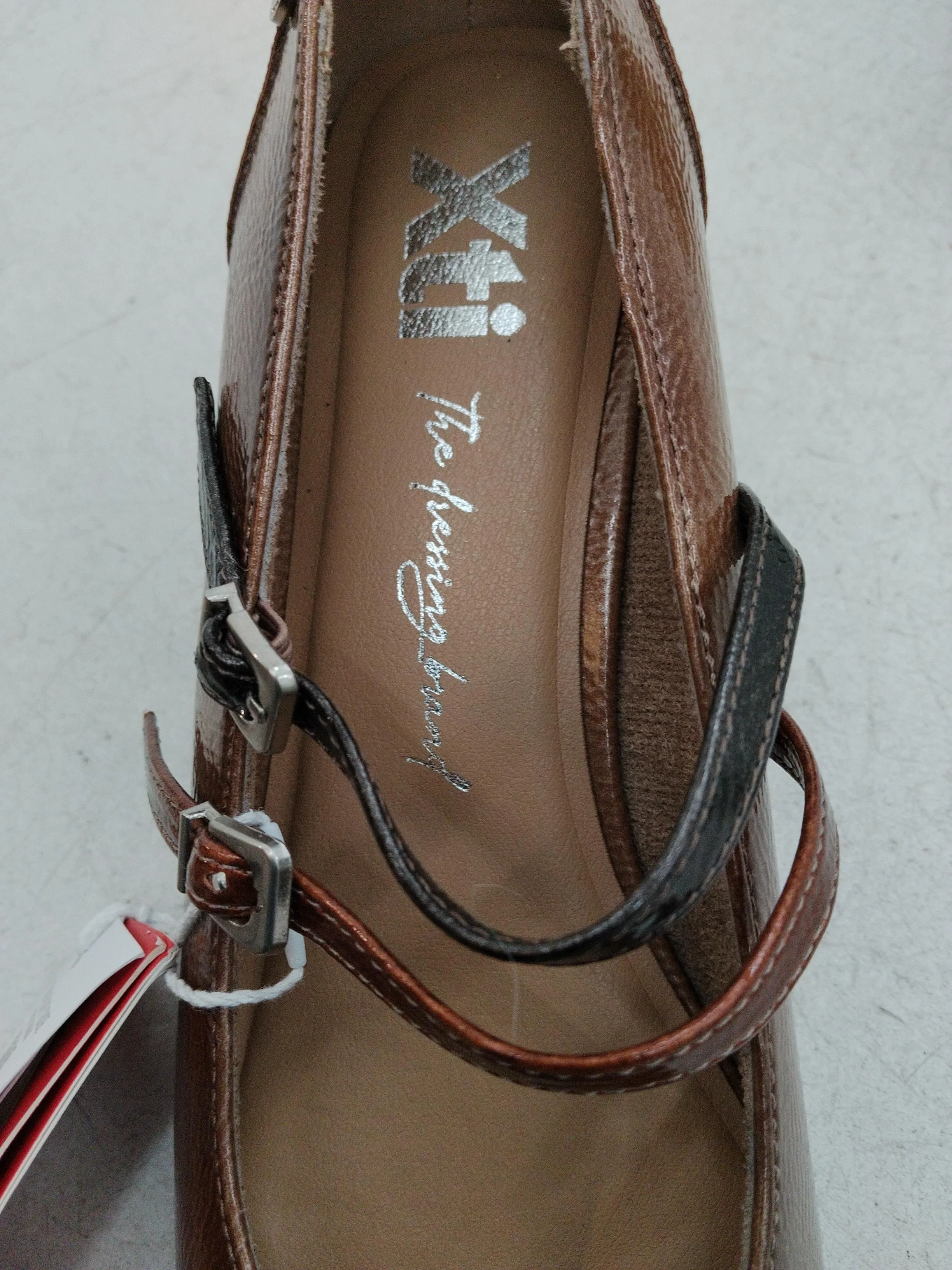 Xti Women's Heels UK 6 Brown 100% Faux Leather Court - Image 6