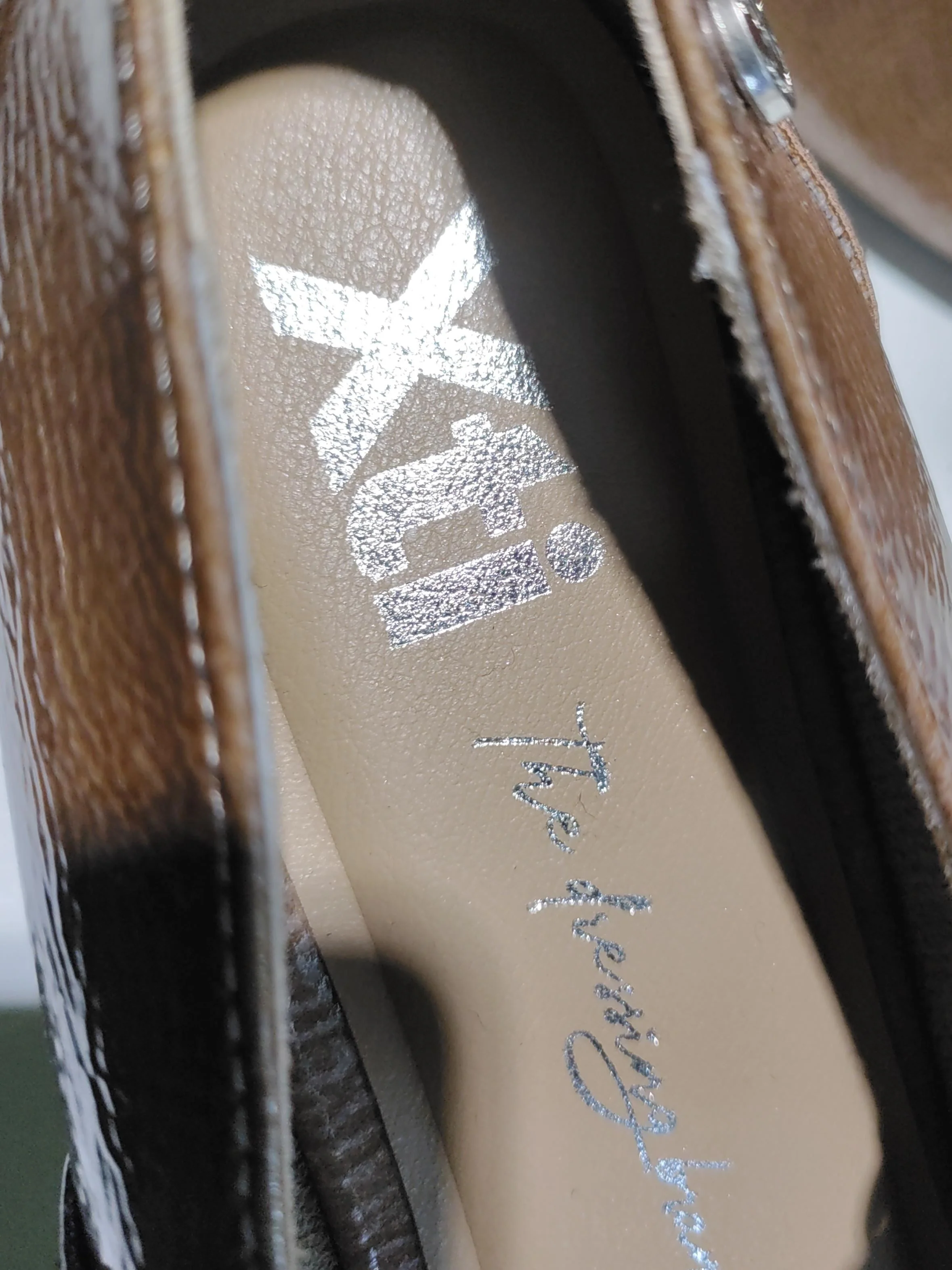Xti Women's Heels UK 6 Brown 100% Faux Leather Court - Image 8