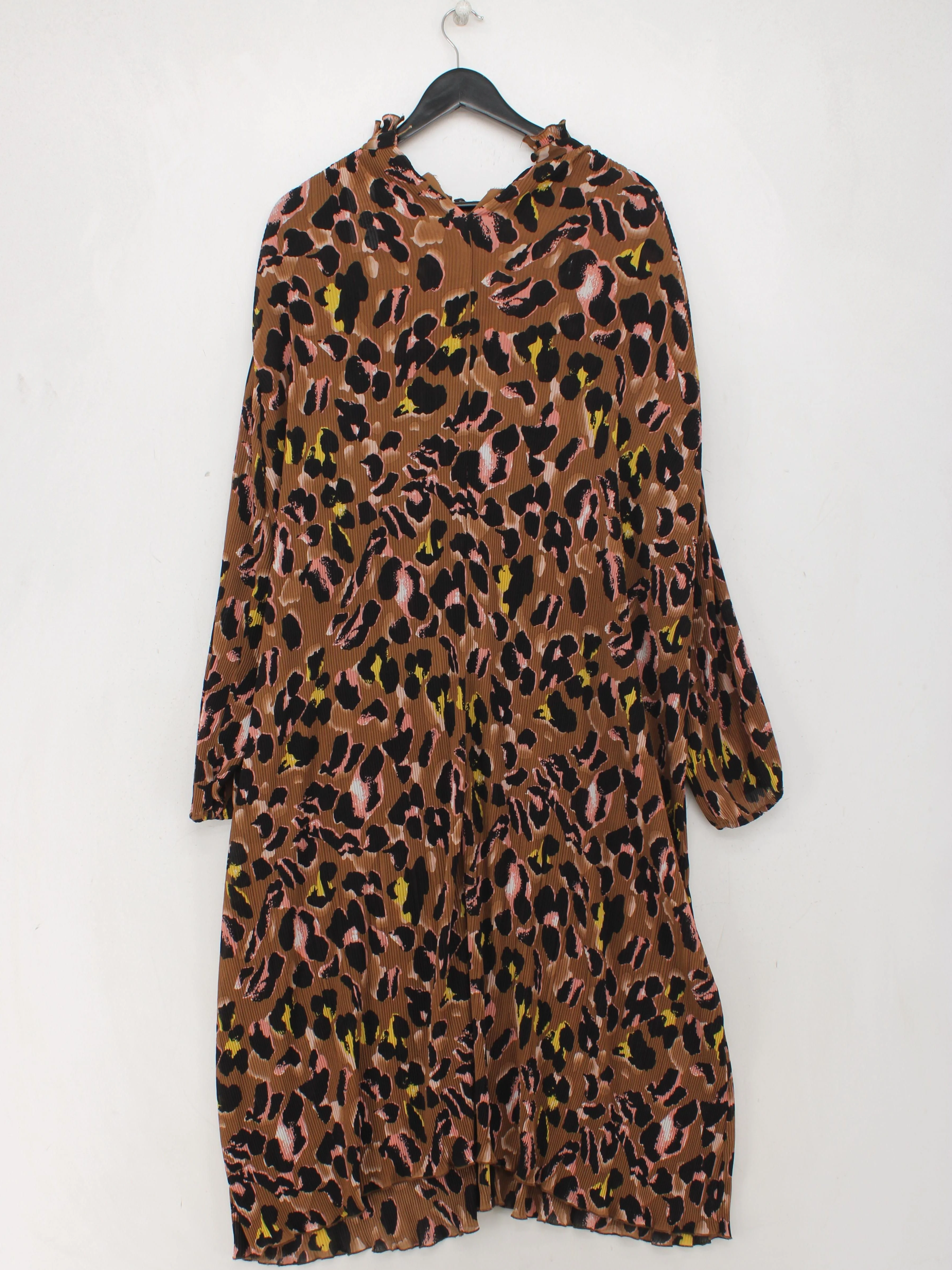 Y.A.S Jumper Mini Dress L in Brown - Image 2