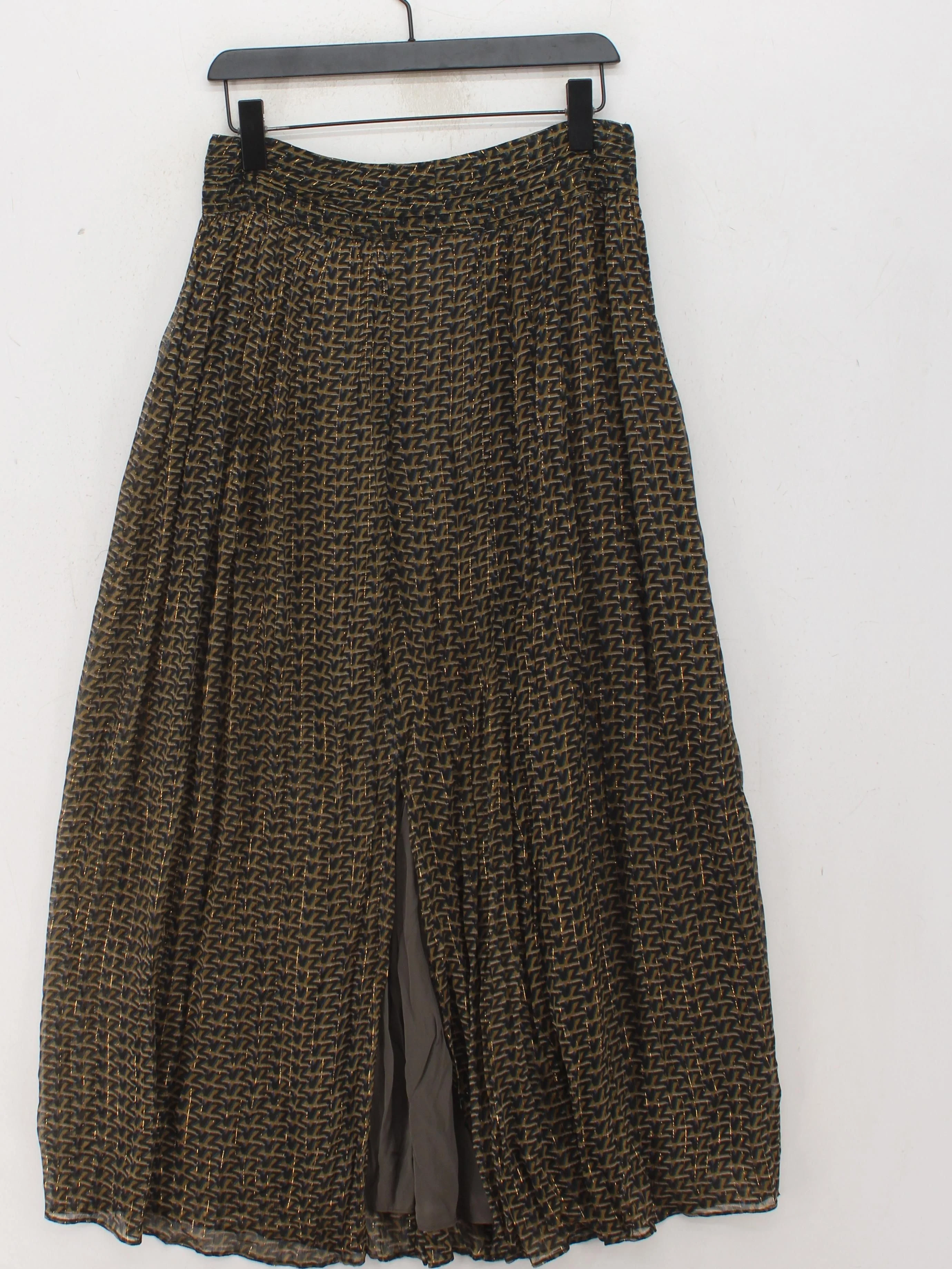 Zadig & Voltaire Women's Maxi Skirt W 31 in Black Viscose with Polyester Maxi - Image 2