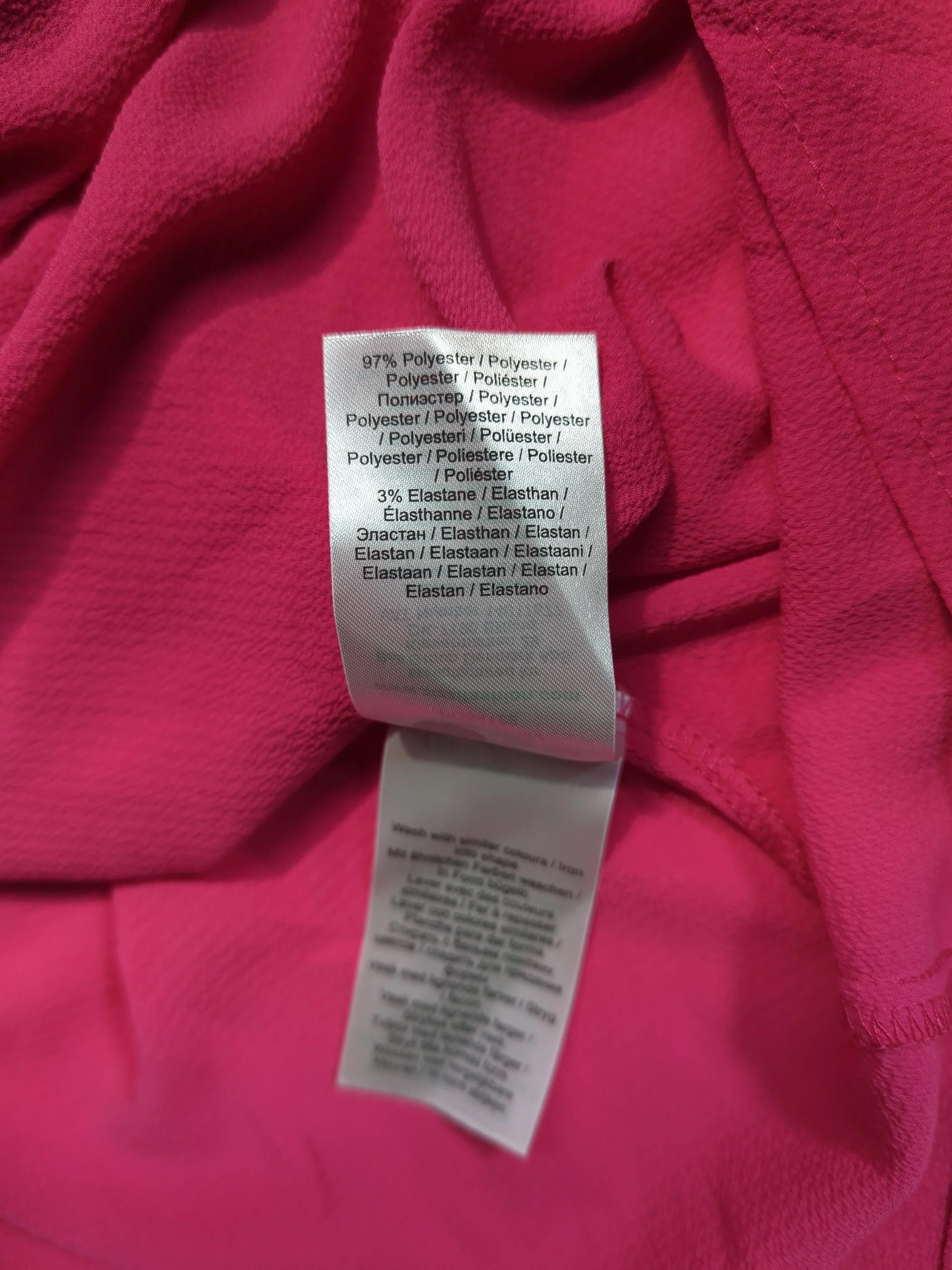 Zizzi Women's Top XL Pink Polyester with Elastane Short Sleeve Round Neck Basic - Image 6