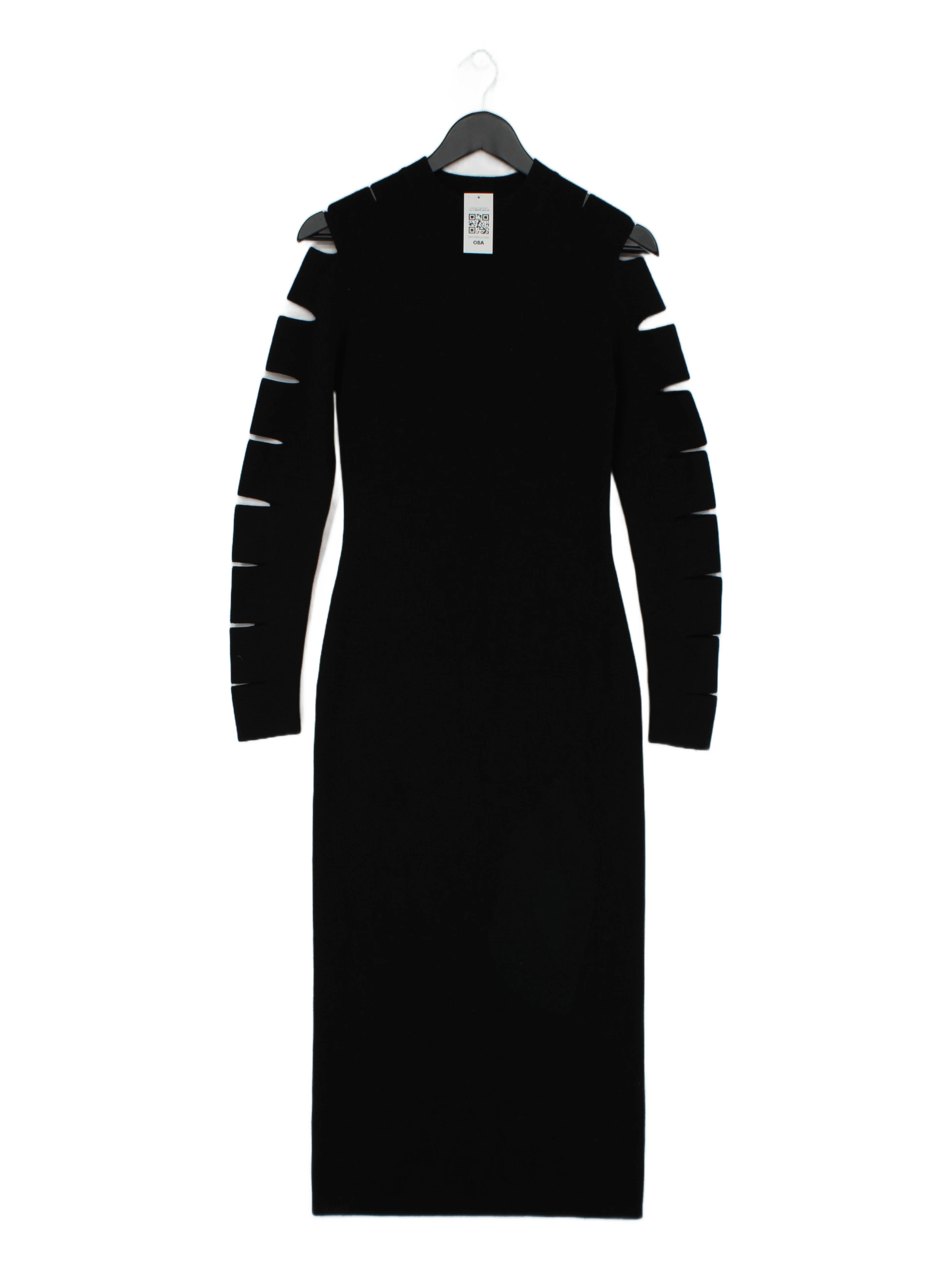 Zoë Jordan. Bodycon Maxi Dress S in Black